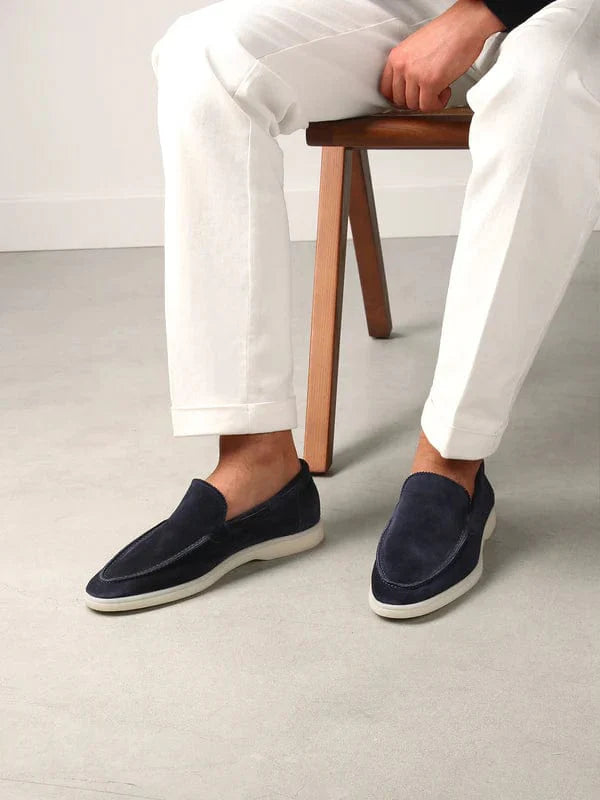 ÉMILE LAURANT™ | Mocassins en bleu marine