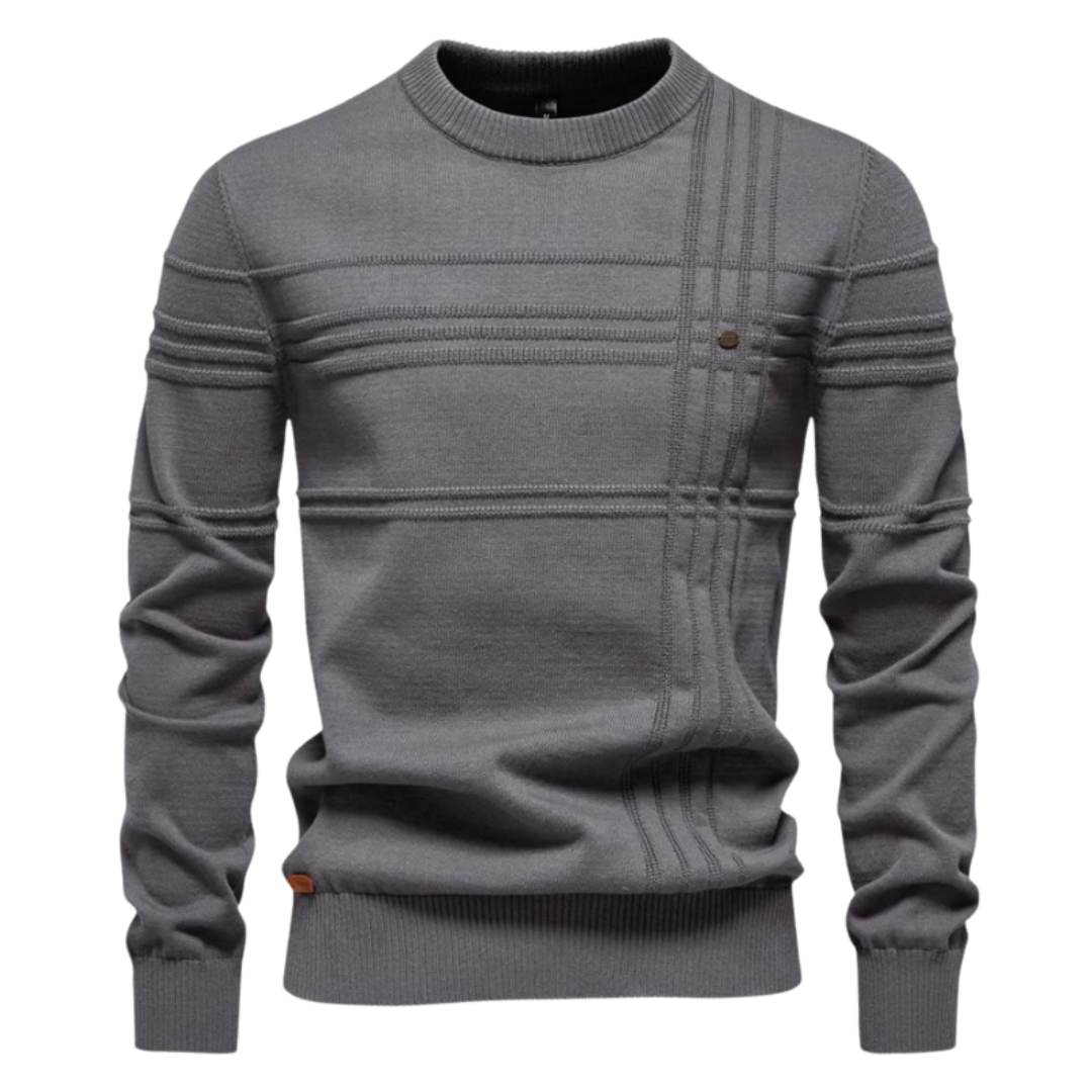 Lucas™ | Pull élégant à motif à carreaux