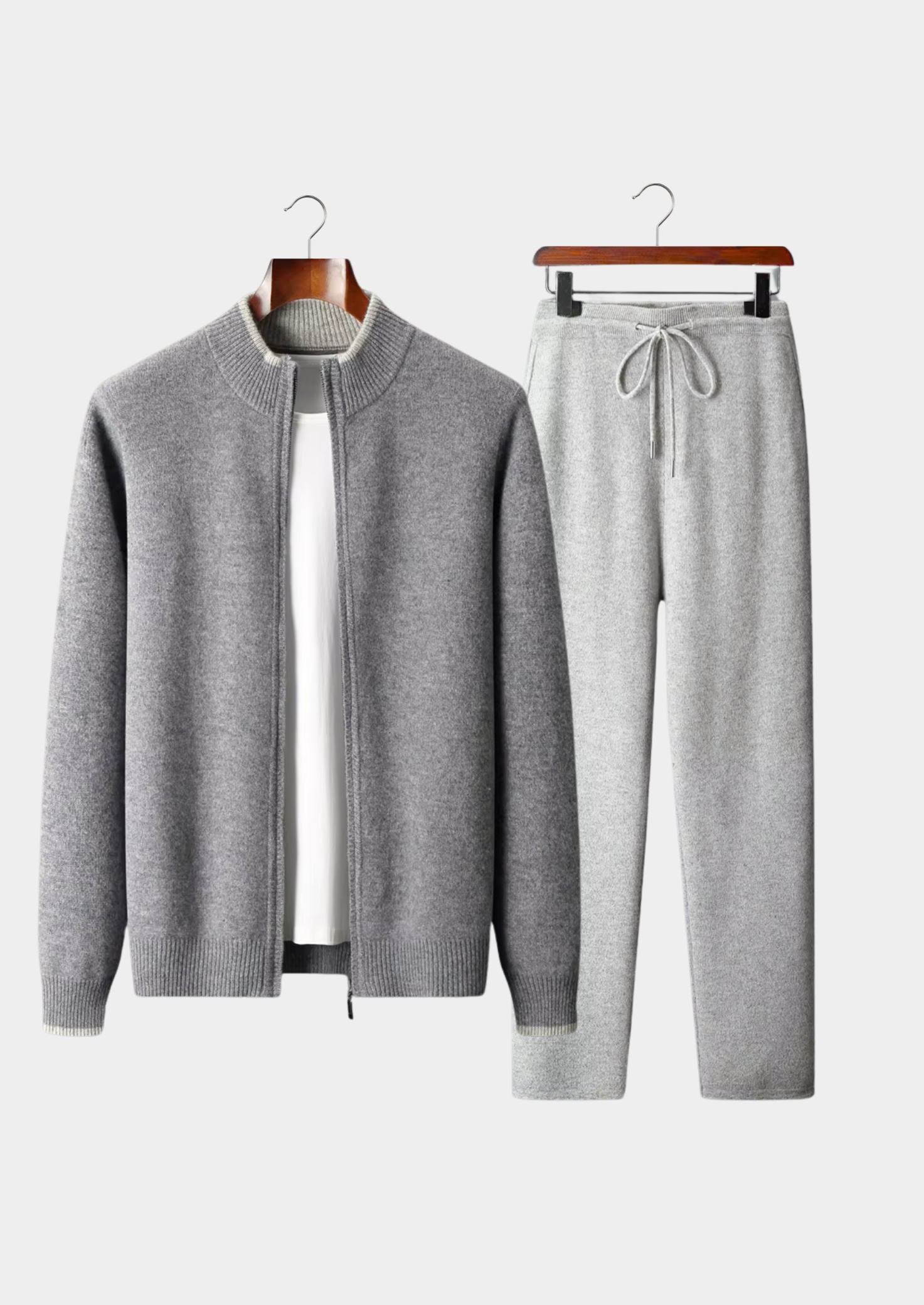 ENSEMBLE BICOLORE EN LAINE MÉRINOS EXTRA-FINE PURE