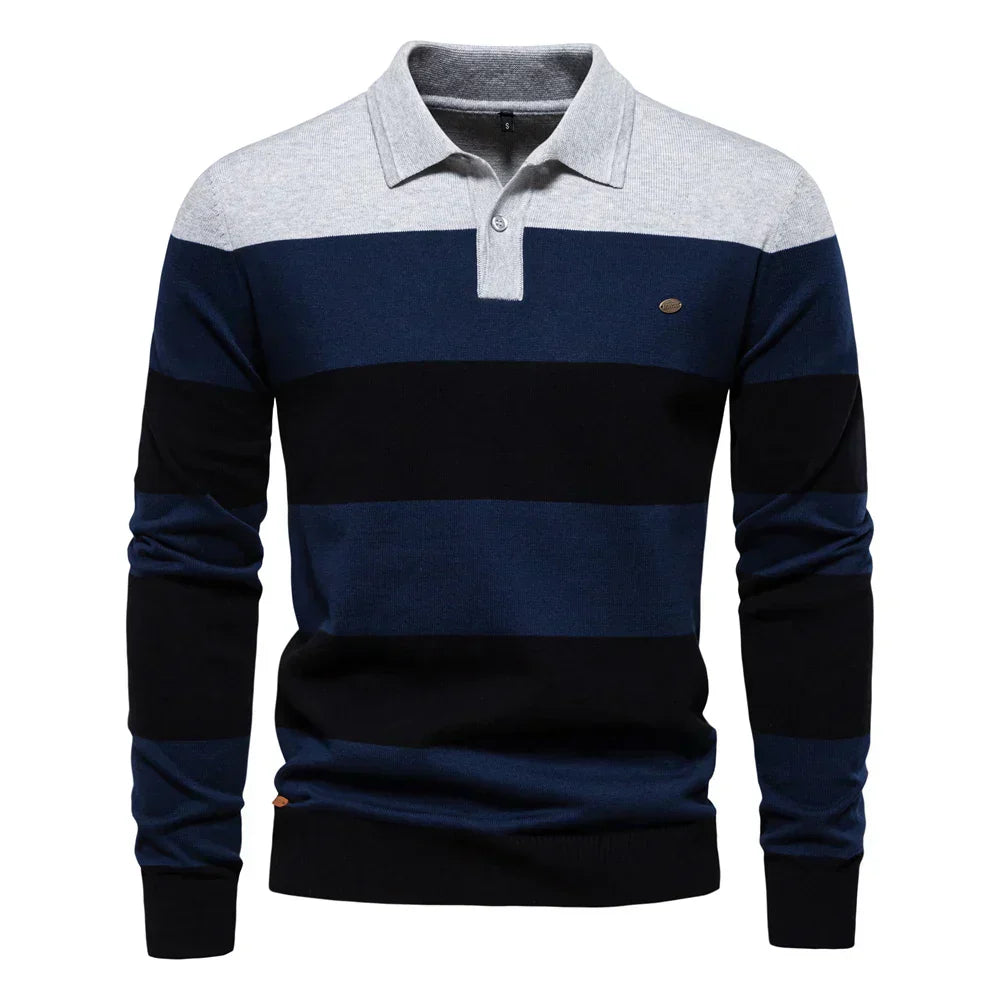 Theo™ | Pull à Rayures Fines