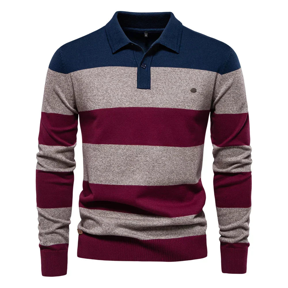 Theo™ | Pull à Rayures Fines