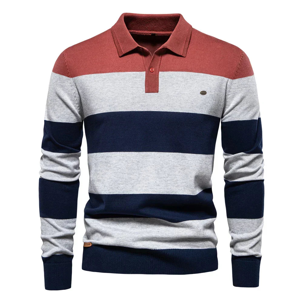 Theo™ | Pull à Rayures Fines