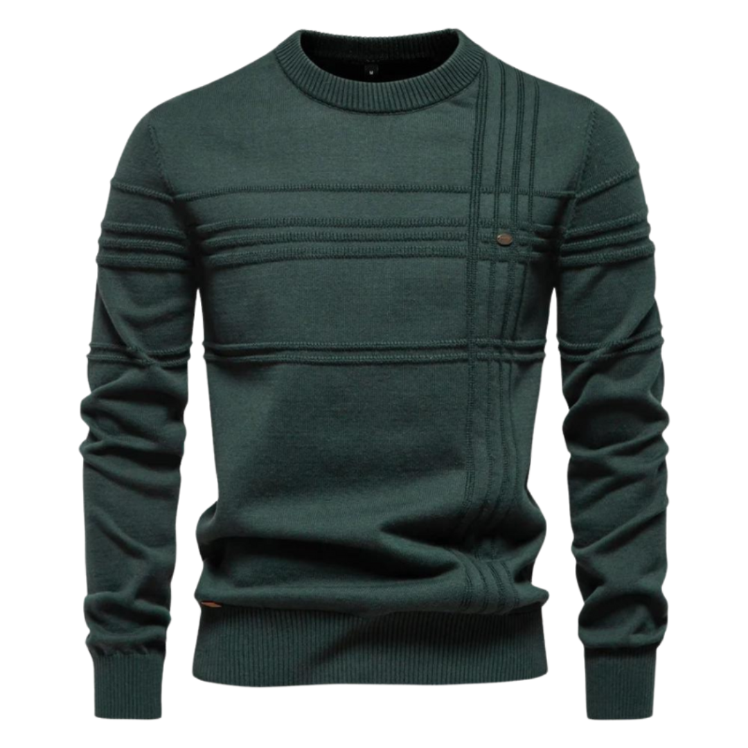 Lucas™ | Pull élégant à motif à carreaux